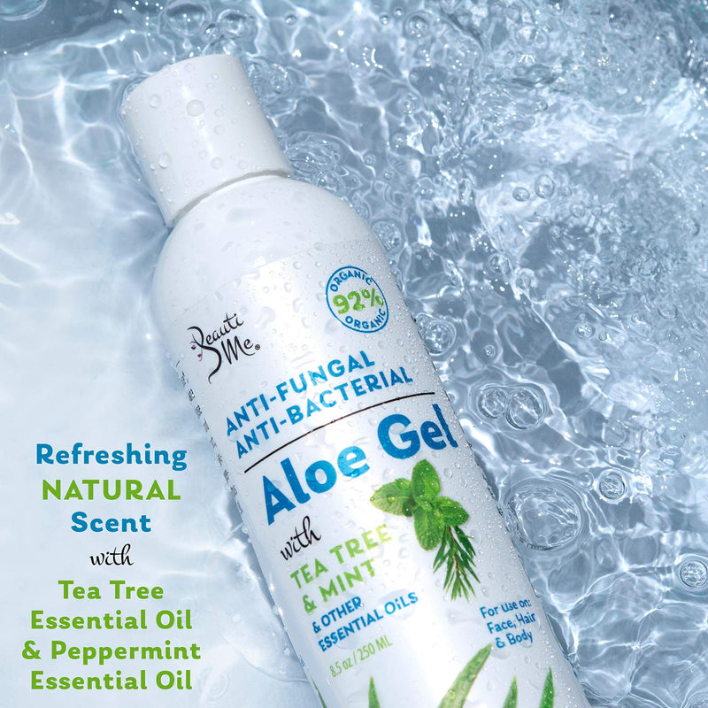 [Australia] - Beauti Me Therapeutic Aloe Vera Gel with Tea Tree and Mint - Anti-Fungal and Anti-Bacterial - Natural and Organic 