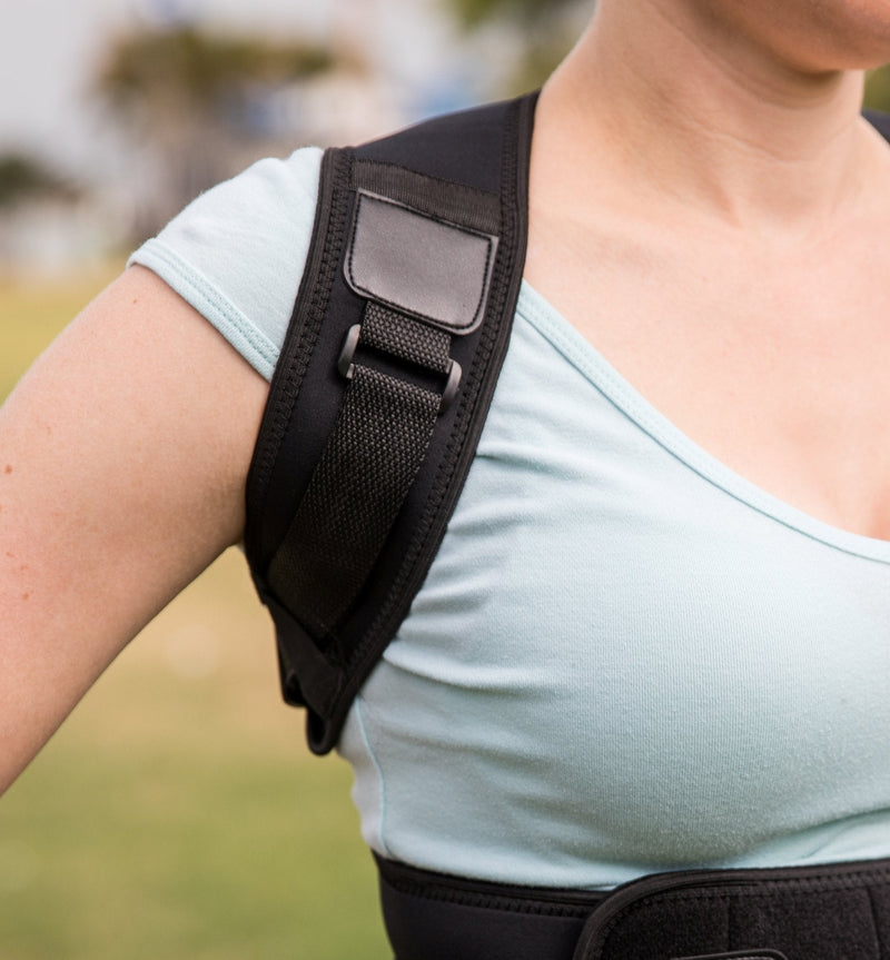 [Australia] - Posture Corrector for Women and Men - Comfortable Back Support Brace to Trigger Rounded Shoulders and Upper Back to Proper Position - Discreet Vest for Pain Relief - May Wear Under Clothes 