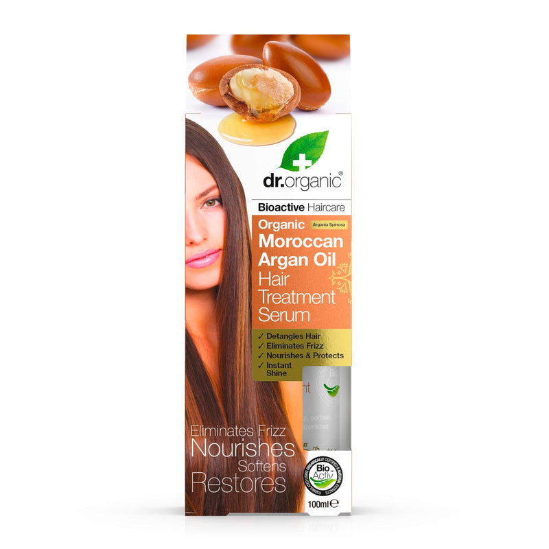 [Australia] - DR ORGANIC Moroccan Argan Oil Hair Treatment Serum, 100 ml 