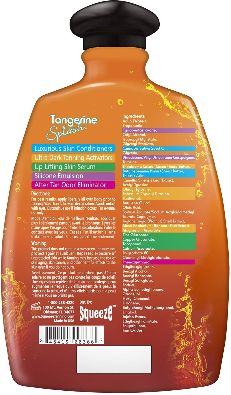 [Australia] - Squeeze Tangerine Splash Indoor Tanning Lotion 13.5oz 