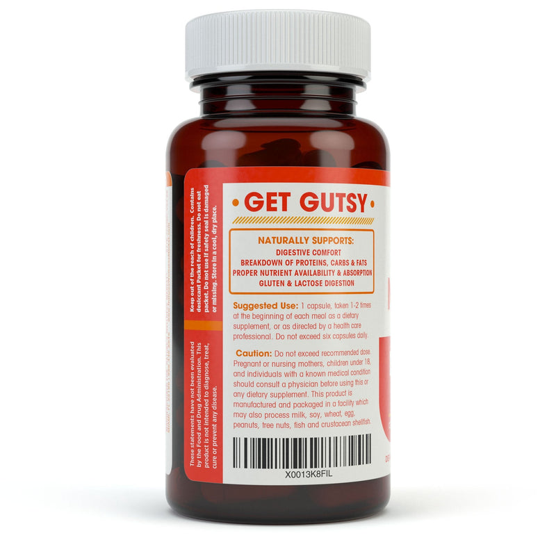 [Australia] - Digestive Enzymes Complete - Advanced Multi Enzyme Supplement for Better Digestion & Absorption. Help Gas Relief, Discomfort, Bloating, IBS, Gluten & Lactose Intolerance 