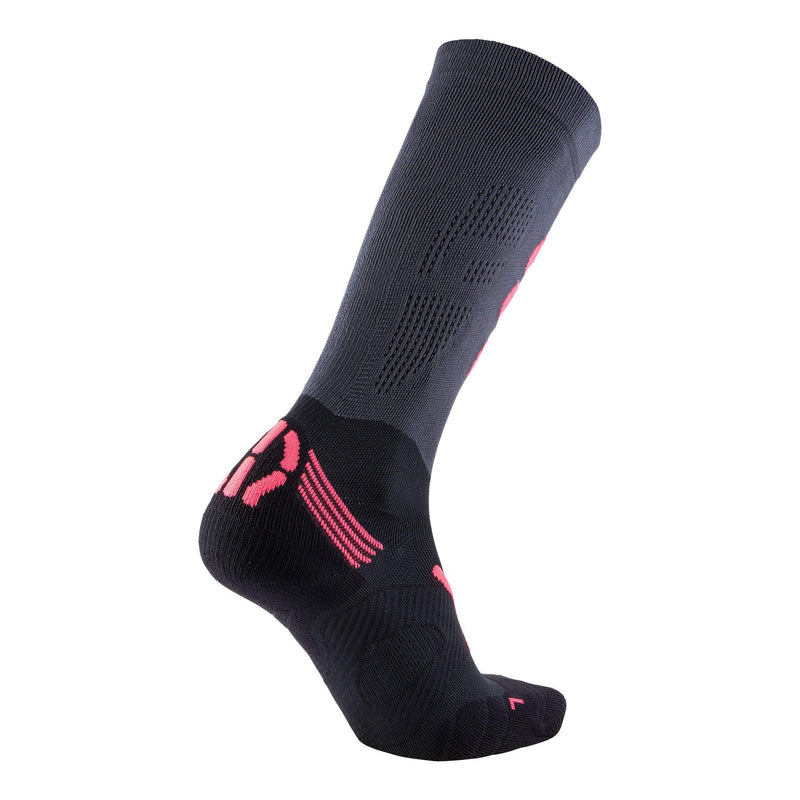 [Australia] - UYN Women's Compression Fly Compression Socks, Womens, S100071 35/36 Coral/Black 