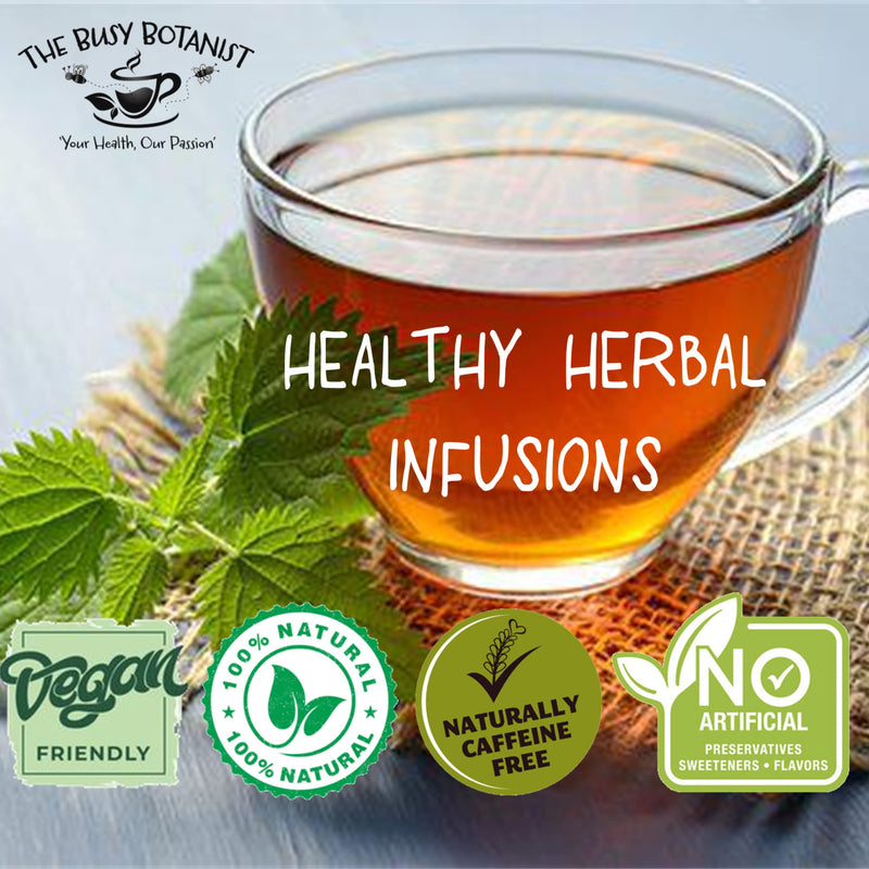 [Australia] - Tum Ease Herbal Tea Bags - Digestion Tea for Bloating Relief and Stomach Ease - Peppermint Tea with Ginger & Chamomile - Caffeine Free, Decaffeinated - 2 x 15 Loose Leaf Tea Bags by The Busy Botanist 