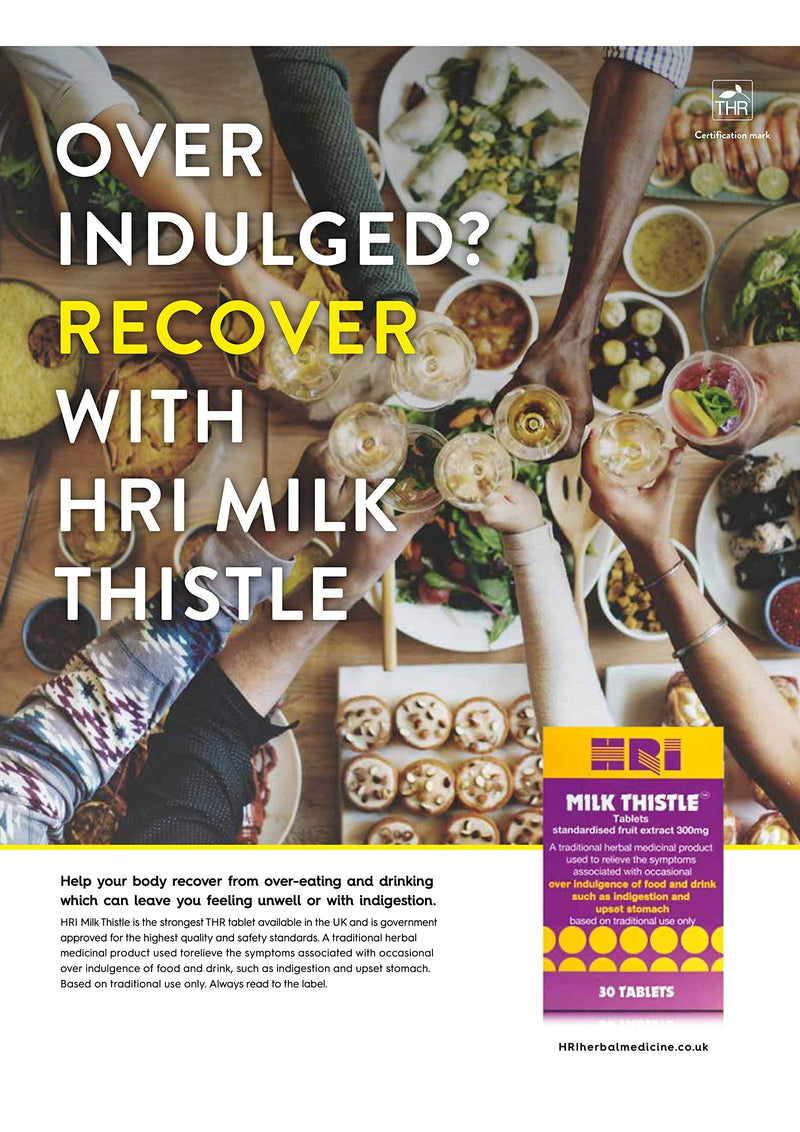 [Australia] - HRI Milk Thistle Tablets. 300 Milligrams. Highest Approved Dose of Milk Thistle on The UK Market. to Relieve Symptoms of Overindulgence of Food and Drink, Indigestion, Upset Stomach. 30 Tablets 30 Count (Pack of 1) 