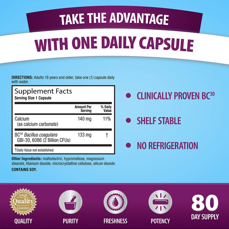 [Australia] - Daily Probiotic Capsules For Digestive Health & Gut Health, Digestive Advantage Probiotics For Men and Women (50 count box) 50 Count (Pack of 1) 