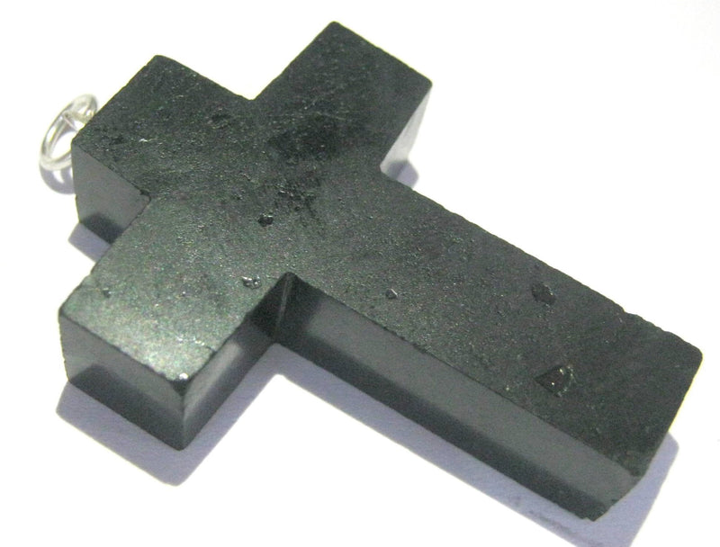 [Australia] - crystalmiracle Black Tourmaline Gemstone Cross Pendant Crystal Healing Fashion Gift Energy Handcrafted Accessory 