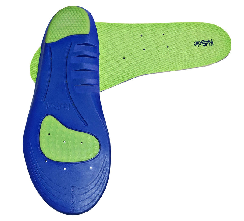 [Australia] - KidSole Slim Memory Foam Sport Children's Athletic Memory Foam with Extra Memory Foam Top Layer (24 cm (Kids' Size 3-6) 24 CM (Kids Size 3-6) 