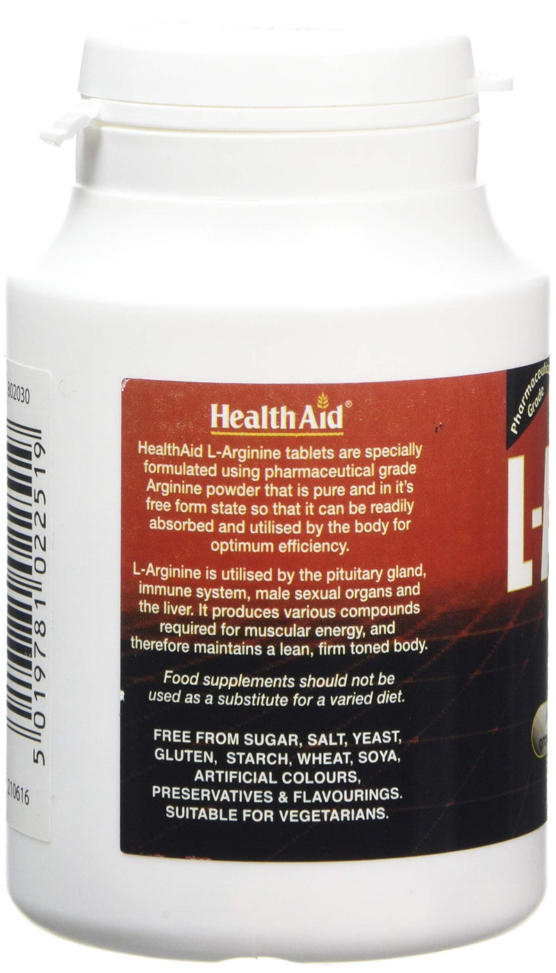 [Australia] - HealthAid L-Arginine 500mg - 60 Tablets 