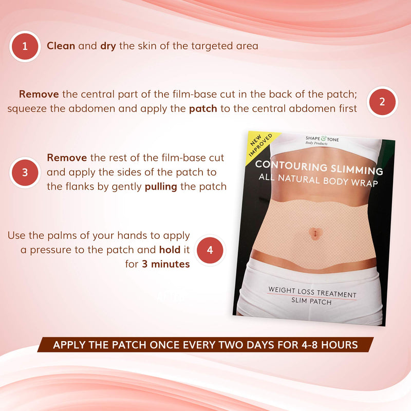 [Australia] - All Natural Contouring Body Applicator Tummy Slimming Wrap for Definition ‚Äì Easy to Use Body Applicator Wrap ‚Äì by Shape and Tone (6 WRAPS) 