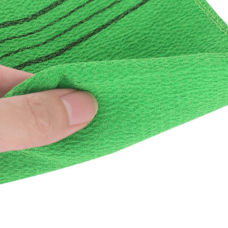 [Australia] - Molain 8Pcs Asian Exfoliating Washcloth Korean Exfoliating Mitt Glove Italy Towel Scrubbing Cloth For Removing Dead Skin Callus Cleaning Pores Viscose Rayon Bath Sponges 8pcs( 2 Pink+2 Yellow+2 Blue+2 Green) 