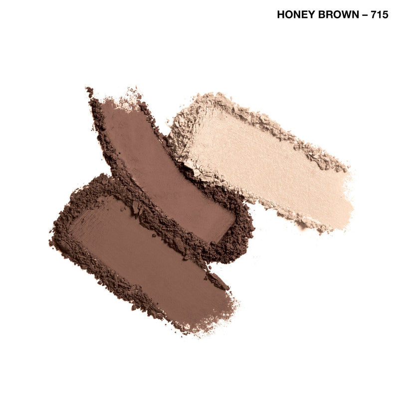 [Australia] - COVERGIRL Easy Breezy Brow Powder Kit, Honey Brown (packaging may vary) 1 Count 