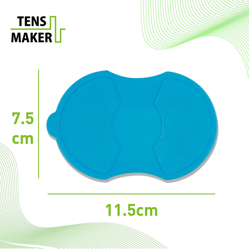 [Australia] - TENS MAKER Gel Pads, Adhesive Gel Pad for Tens Unit Smart Stimulator Wireless Machine, Good for Muscle Workout and Pain Relief Therapy, Portable Device for Abs Exercise Electro Trainer Belt 