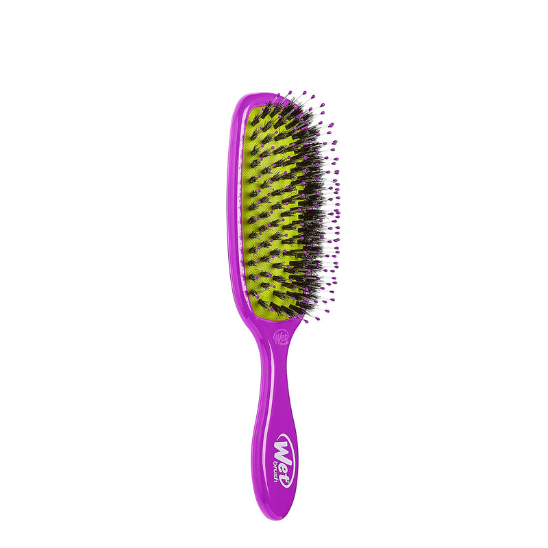 [Australia] - WetBrush Shine Enhancer Hairbrush Natural Boar Bristles Eco Friendly Purple 