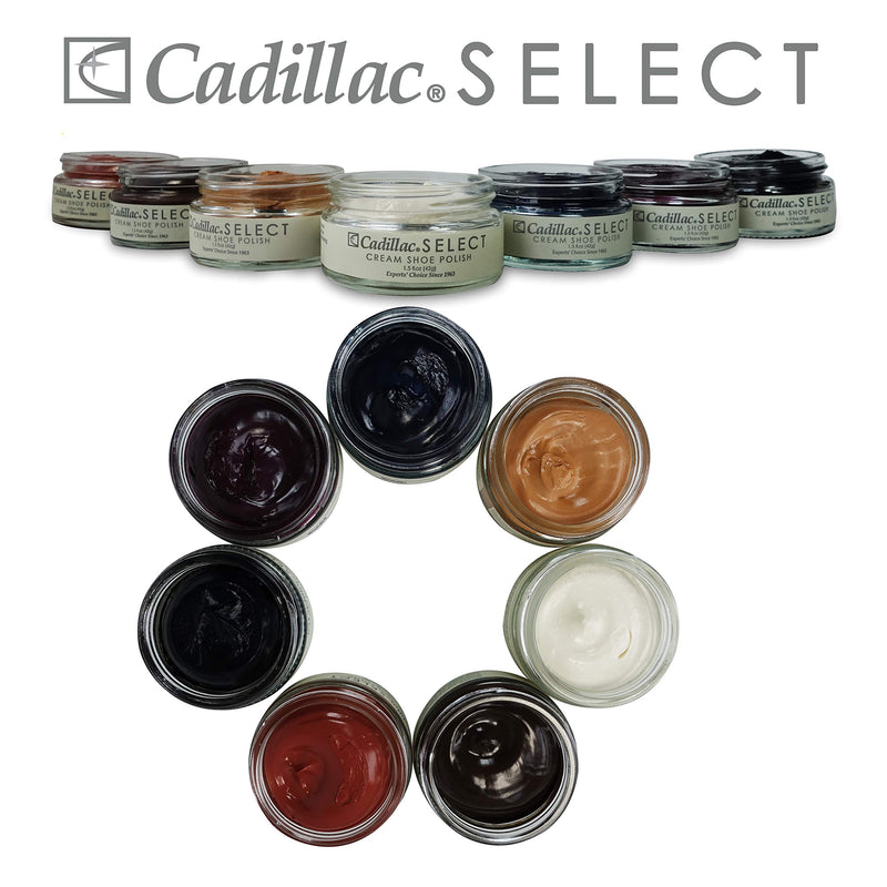 [Australia] - Cadillac Select Premium Cream Shoe Polish - Multiple Colors Available Black 