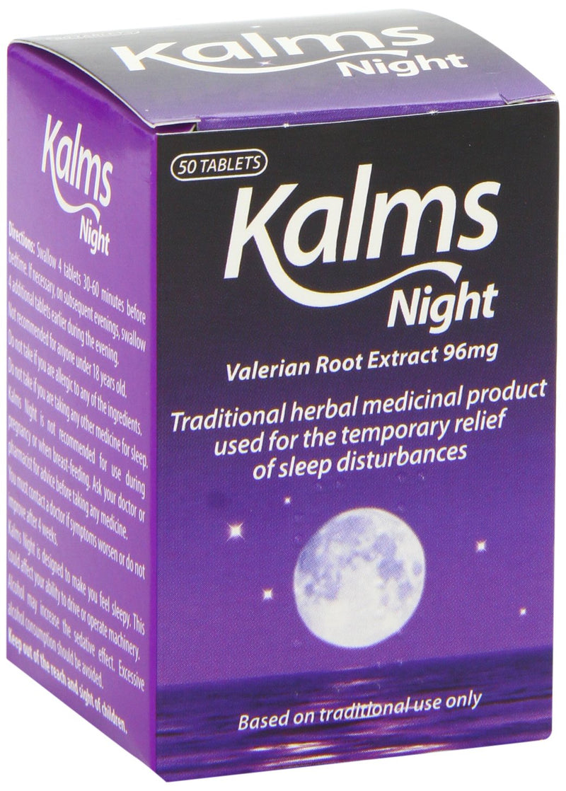 [Australia] - Kalms Night, 50 Tablets - Traditional Herbal Medicinal Product Used For The Temporary Relief Of Sleep Disturbances 