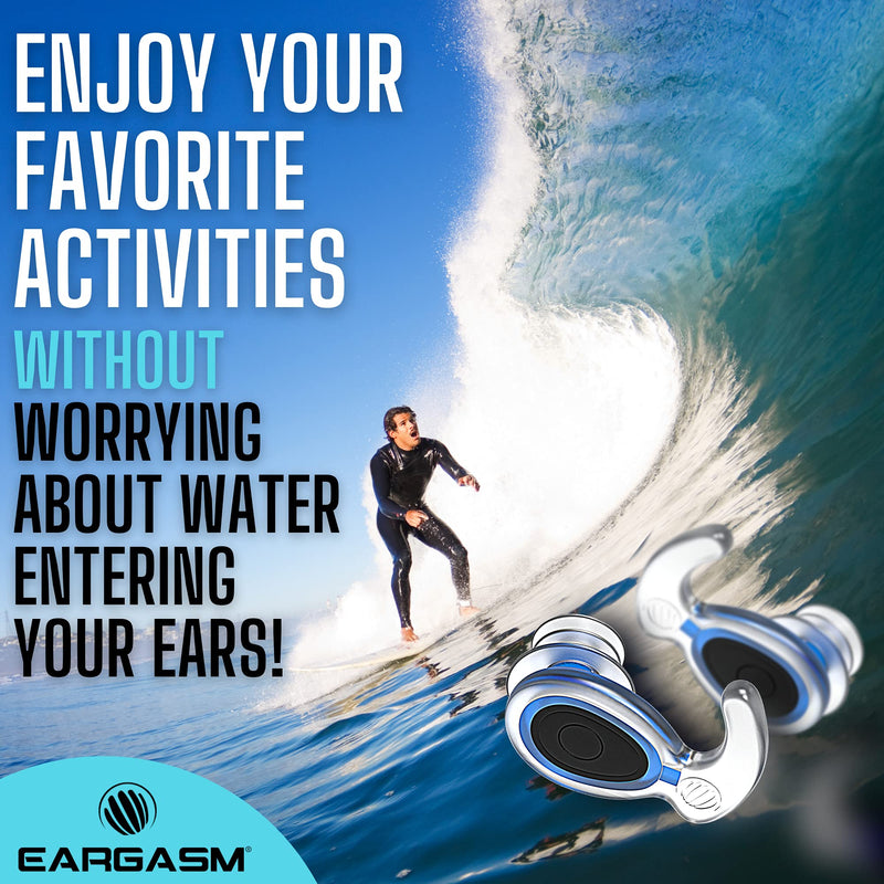 [Australia] - Eargasm Aquaplugs - Sound in, Water Out - Waterproof Earplugs Perfect for Surfers, Swimmers, Divers and More 