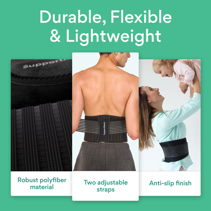 [Australia] - Lumbar Belt - Patented 3-Zone Structure for NATURAL POSTURE - 3X Less Inflammation - Sweat-Wicking & 2X MORE BREATHABLE - Bio-Based 