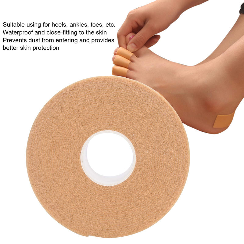 [Australia] - Foot Heel Sticker, 2.5cm x 4.5m Feet Moleskin Tape Roll, Breathable Foam Bandage for Feet Toe Finger Hand, Non-Slip Adhesive High Heel Protection, Elastic Strips for Calluses and Blister Prevention 