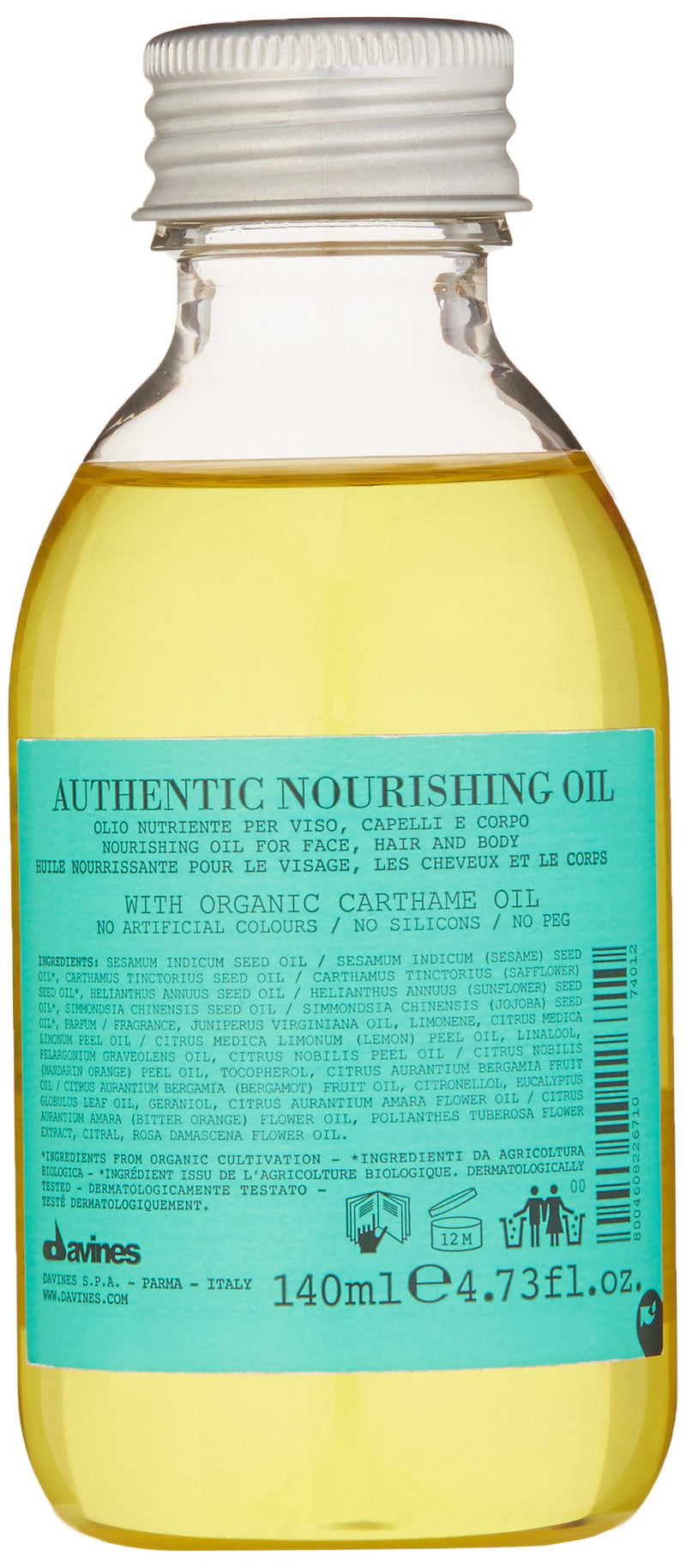 [Australia] - Davines Authentic Nourishing Oil, 4.73 Fl Oz 