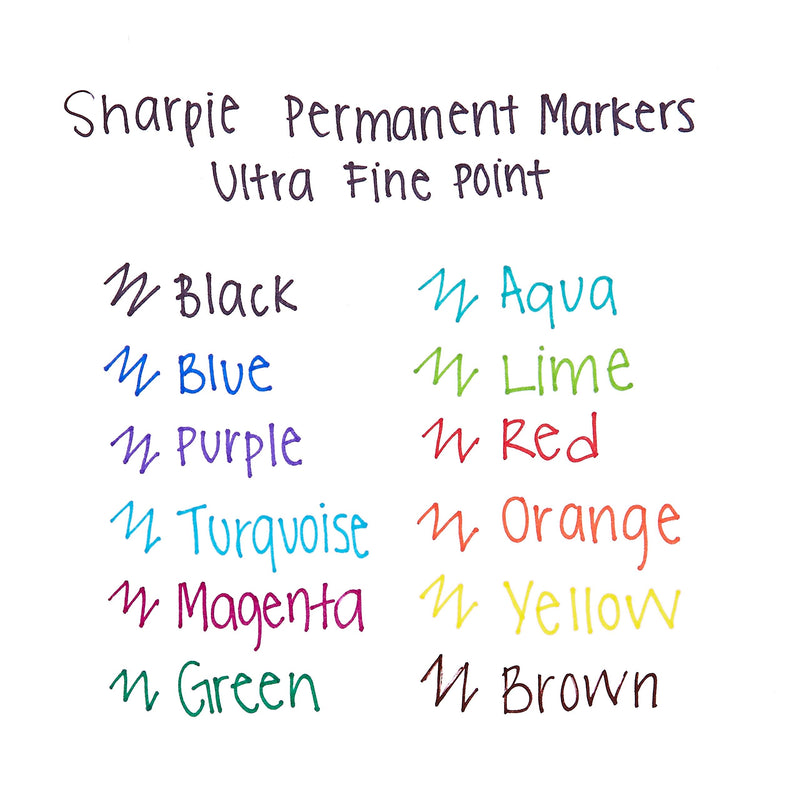 [Australia] - Sharpie Retractable Permanent Markers, Ultra Fine Point, Black, 2 Count 