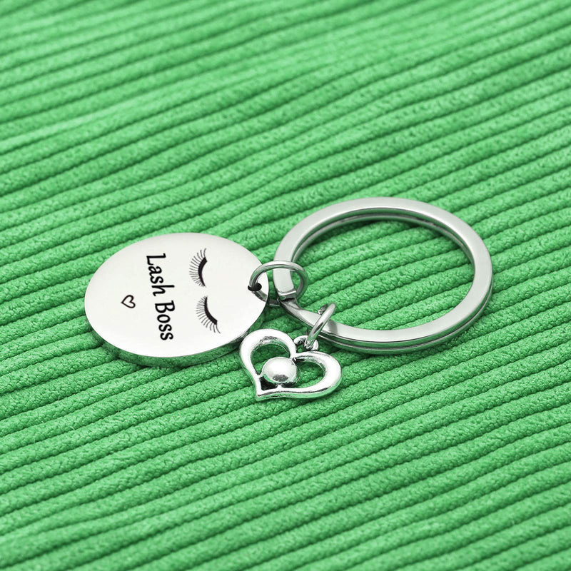 [Australia] - Lash Artist Keychain Makeup Jewelry Lash Boss Keyring Beautician Gift Lash Boss Keychain 