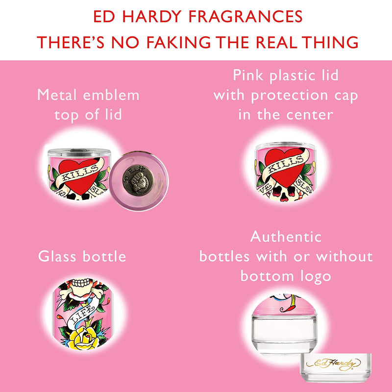 [Australia] - Ed Hardy Women's Perfume Fragrance by Christian Audigier, Eau De Parfum, 3.4 Fl Oz 3.4 Oz Perfume 