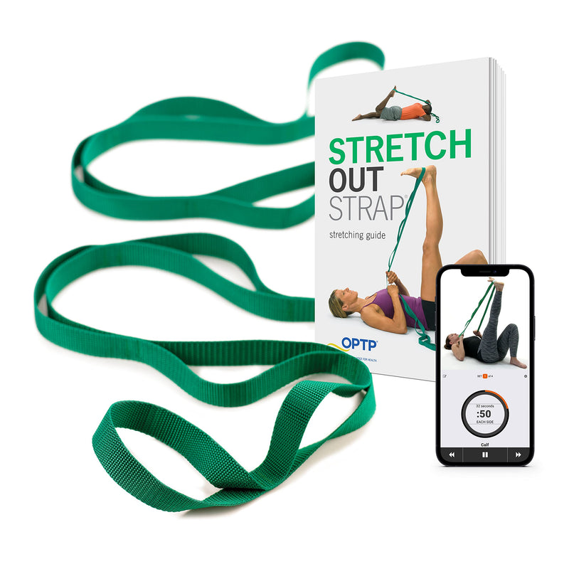 [Australia] - OPTP The Original Stretch Out Strap with Exercise Book – Made in the USA Top Choice of Physical Therapists & Athletic Trainers 