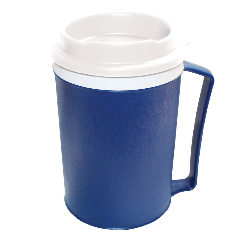 [Australia] - Rehabilitation Advantage Weighted Insulated Mug with Tumbler Lid (12oz), Blue 