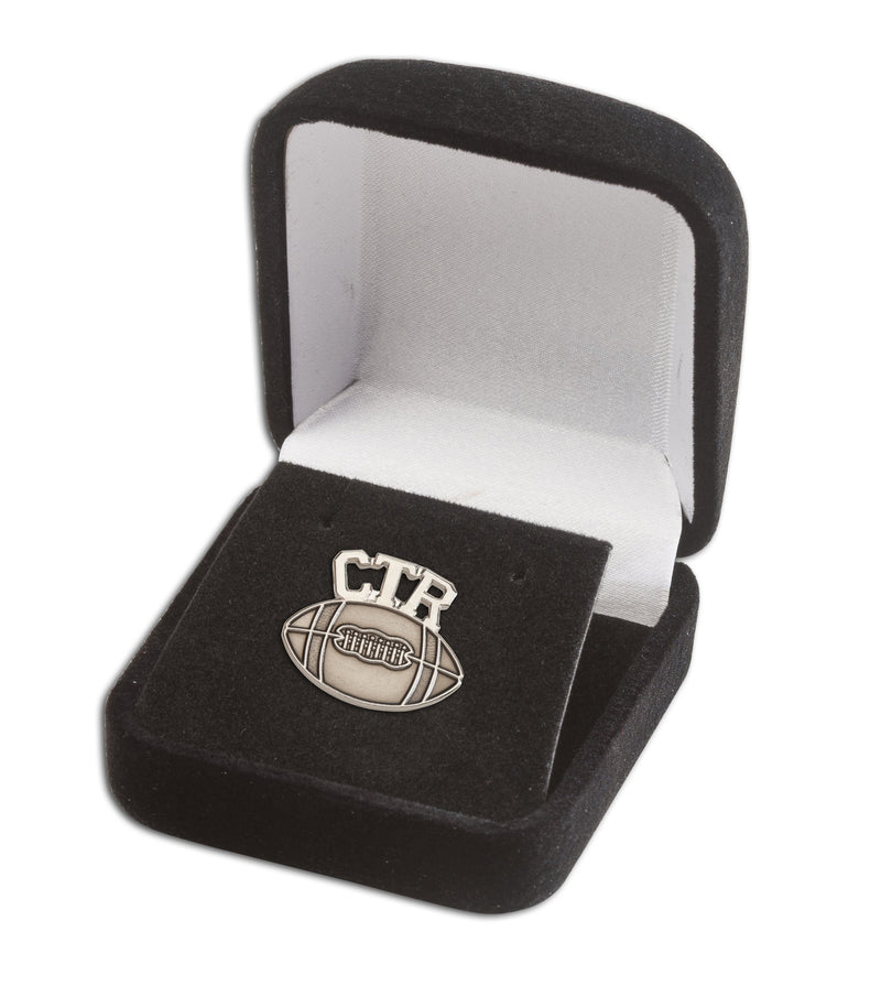 [Australia] - CTR Sport Tie Pin/Tack in Silver Tone Football 