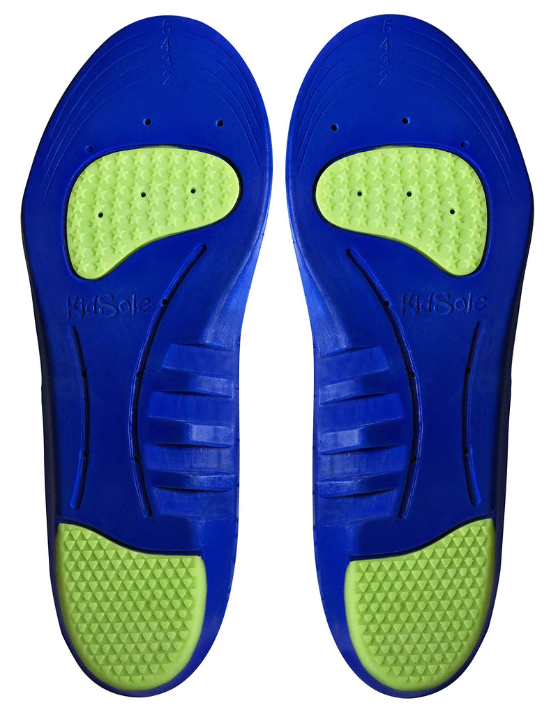 [Australia] - KidSole Slim Memory Foam Sport Children's Athletic Memory Foam with Extra Memory Foam Top Layer (24 cm (Kids' Size 3-6) 24 CM (Kids Size 3-6) 