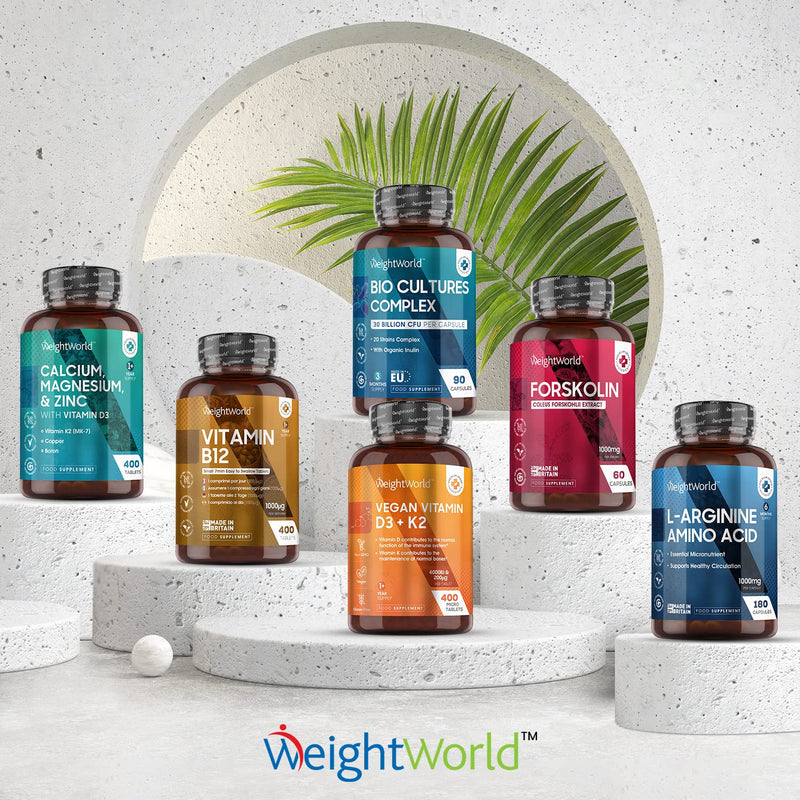[Australia] - Vitamin D3 K2 Tablets - 4000iu Vitamin D High Strength Tablets with 200mcg K2 Vitamin (MK7) - 400 VIT D3 and K2 Tablets (1+ Year Supply) - Vegan Vitamin D K2 Supplement for Men & Women - EU Made 