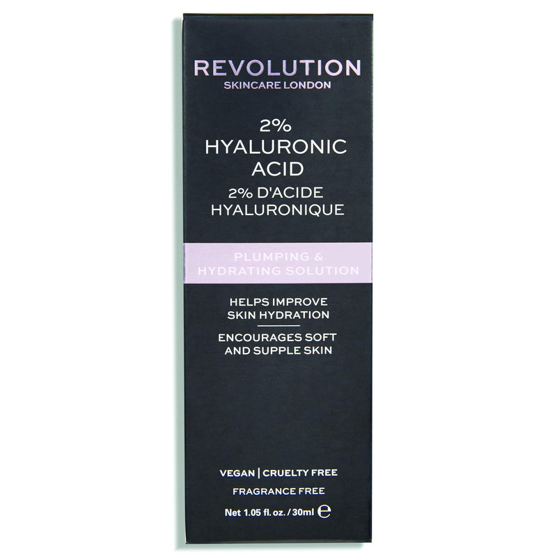 [Australia] - Revolution Skincare London, 2% Hyaluronic Acid Hydrating Serum, 30 ml (Pack of 1) 