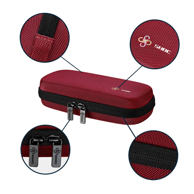 [Australia] - SHBC Insulin Cooler Travel Case for Diabetic Organize Medication Insulated Cooling Bag with 2 Ice Packs Red 