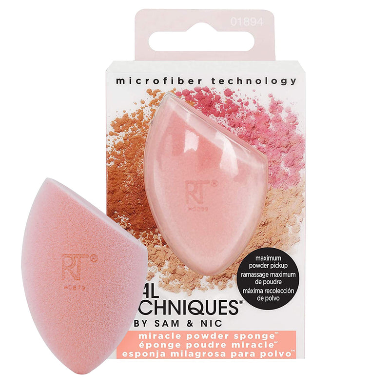 [Australia] - Real Techniques Cruelty Free Miracle Body Complexion Sponge, Ideal for Highlighters, Bronzers, & Body Makeup, for Streak Free, Precise Makeup Application 