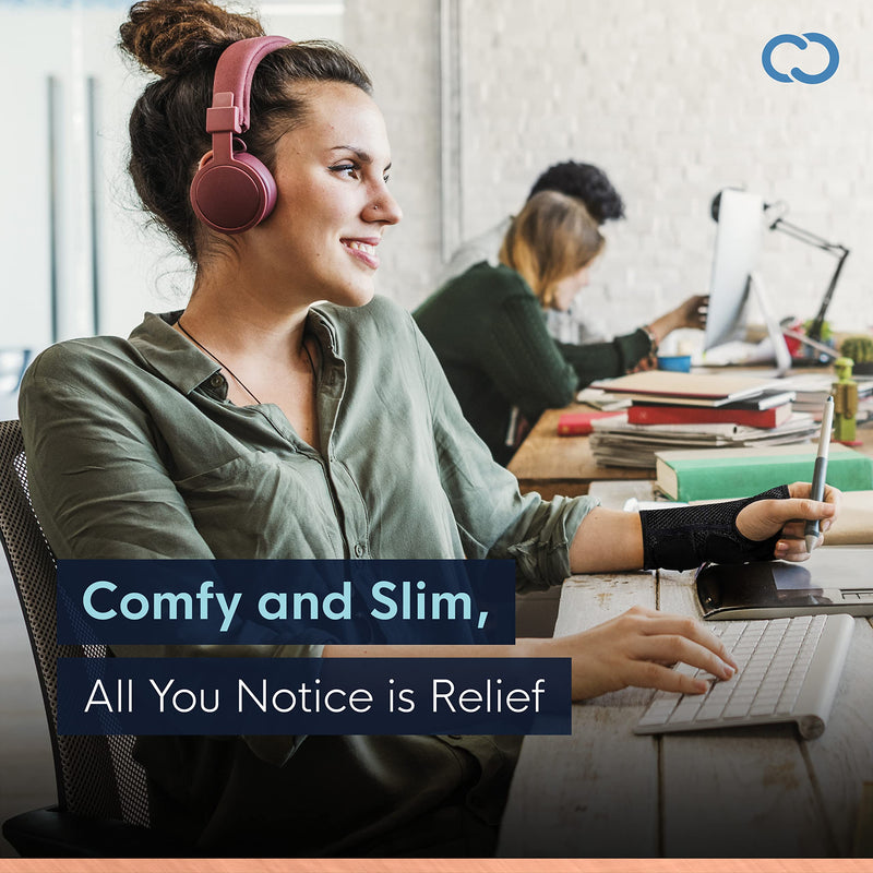 [Australia] - Copper Compression Recovery Wrist Brace - Copper Infused Adjustable Support Splint for Pain, Carpal Tunnel, Arthritis, Tendonitis, RSI, Sprain. Night Day Splint for Men Women - Fits Right Hand L-XL Right Hand Large/X-Large (Pack of 1) 