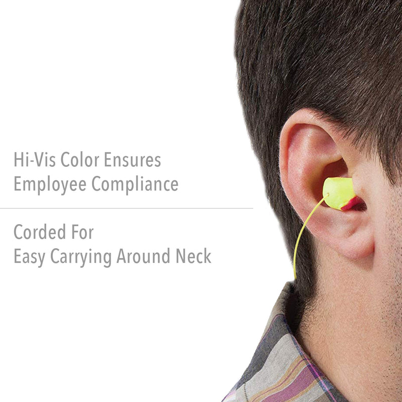 [Australia] - Howard Leight by Honeywell Laser Lite High Visibility Disposable Foam Earplugs, 100-Pairs, Pink/Yellow, LL-30 