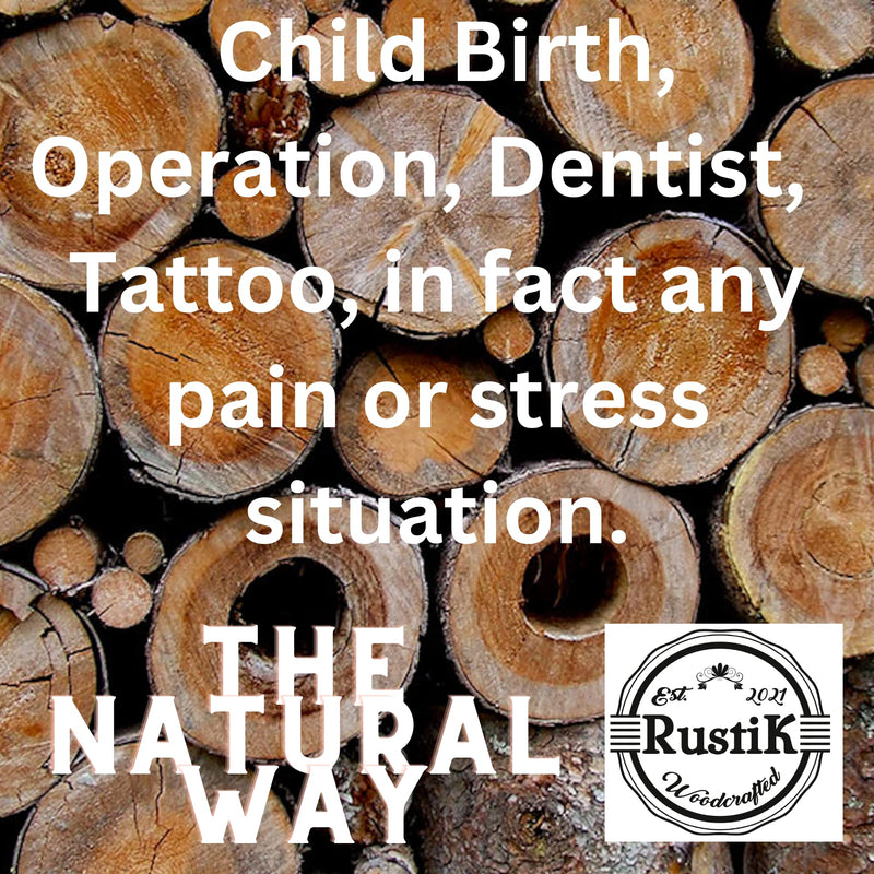 [Australia] - Labour / Birthing Comb by RustiK, Natural Pain Relief, Splinter Free Pear Wood, Acupressure, Can be used with Anxiety or other Pain/Stress Situations. 