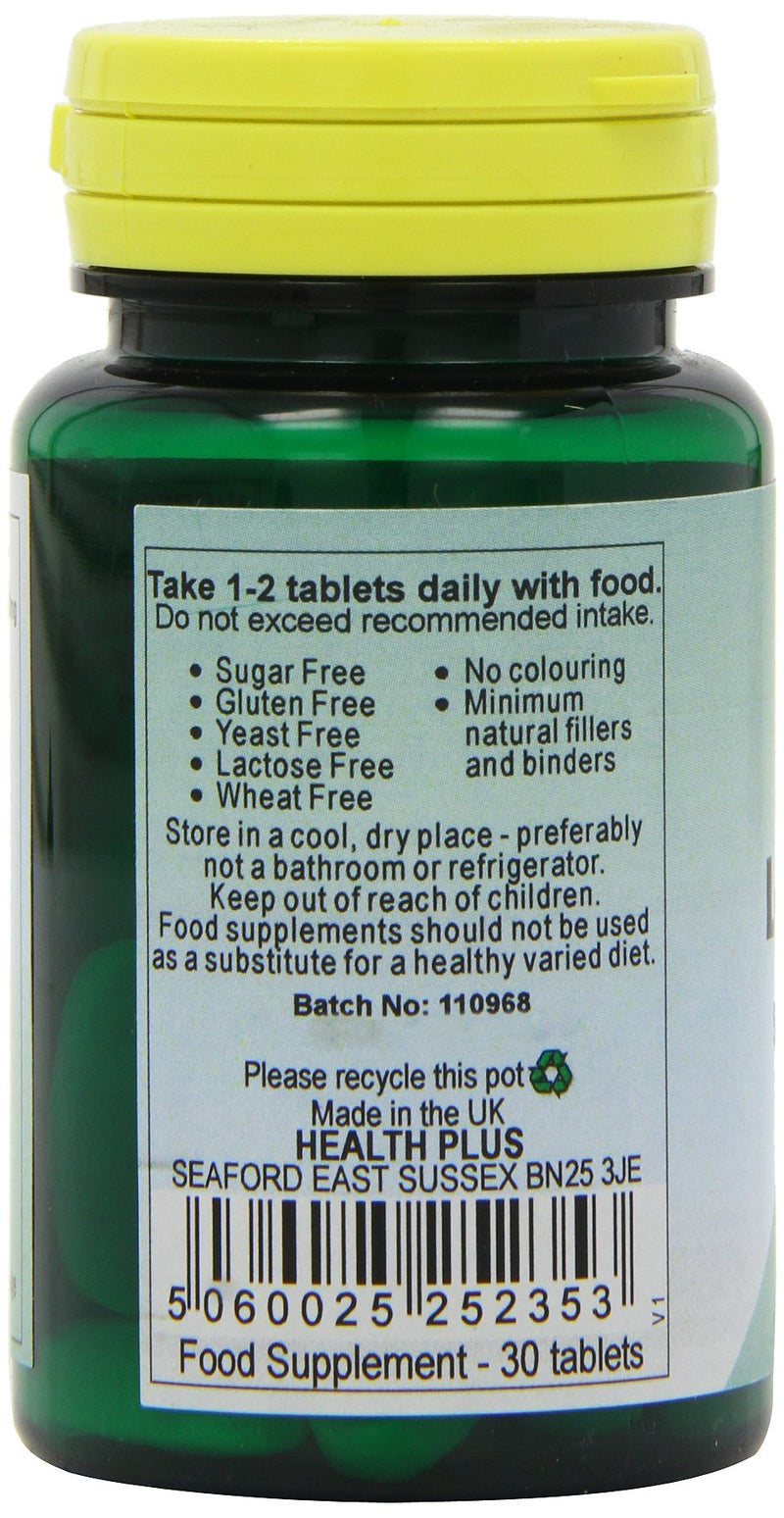 [Australia] - Health Plus L-Carnitine 500mg Energy and Weight Control Supplement - 30 Tablets 