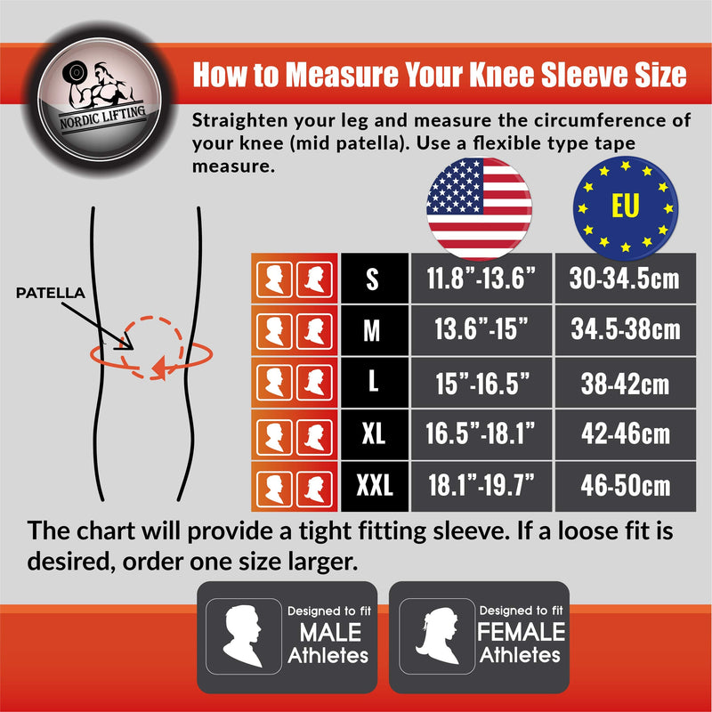 [Australia] - Knee Compression Sleeves (1 Pair) - Support for Arthritis Prevention & Recovery Large Grey 