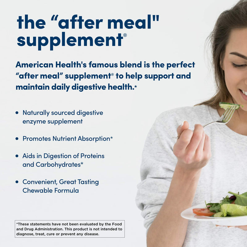 [Australia] - American Health Chewable Multi-Enzymes, Original Papaya, 250 Count 