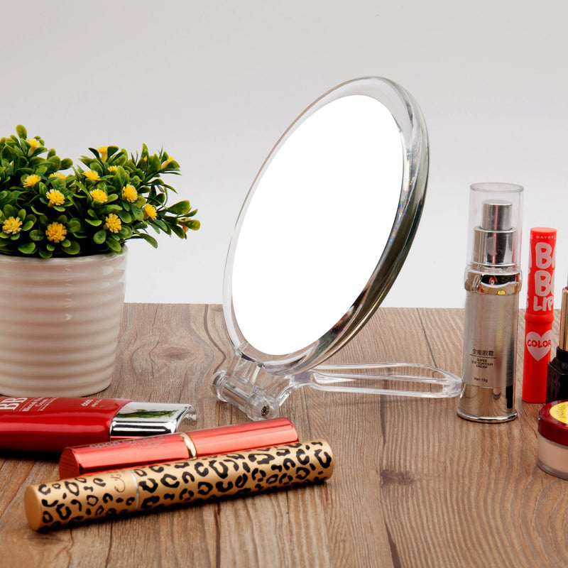 [Australia] - Miss Sweet Folding Hand Held Mirror with 10x Magnification & True Image, 6.1inch Travel Mirror (10X) 