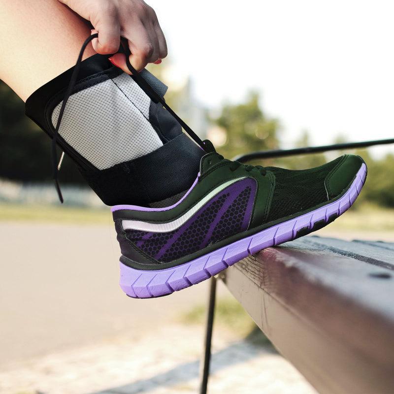 [Australia] - Doctor Developed Ankle Brace for Sprained Ankle, Support Stabilizer Splint for Injured Foot – Foot Brace/ Achilles & Peroneal Tendonitis – Ankle Brace For Women / Men - Doctor Handbook (Medium, Single, Left) Medium 