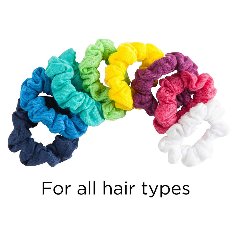 [Australia] - Goody Women's Hair Ouchless Jersey Variety Scrunchies, 8 Count 8 Count (Pack of 1) Multi 