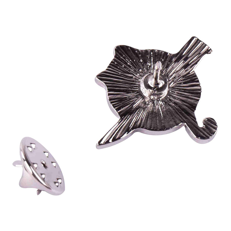 [Australia] - GSM Brands Smiling Ninja Cat with Knife Enamel Lapel Pin 