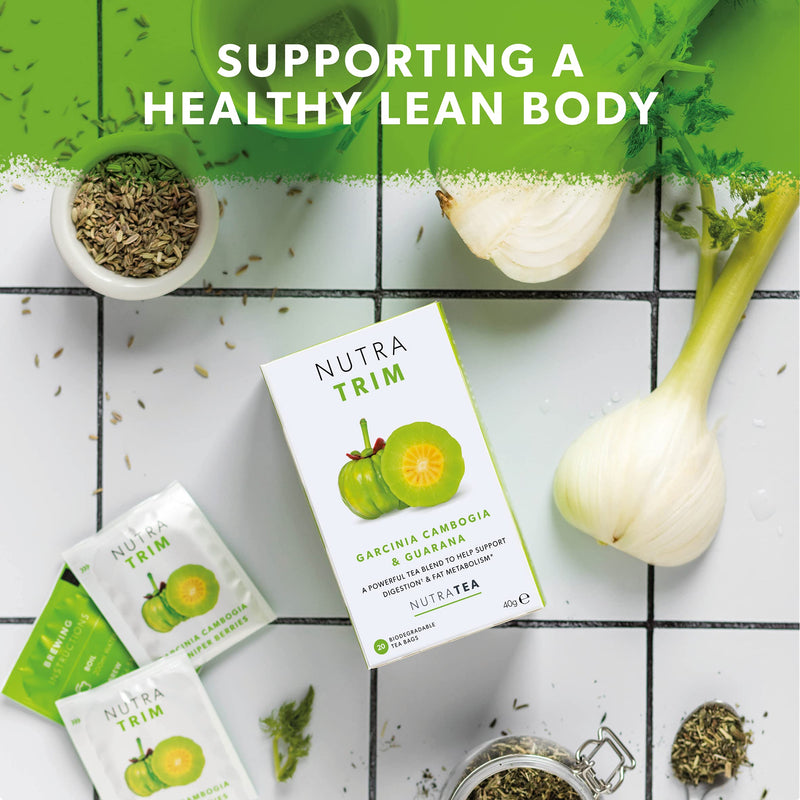 [Australia] - NUTRATRIM - Trim Tea | Detox Tea - Aids in Digestion & Controls Sugar Cravings - 20 Enveloped Tea Bags - By Nutra Tea - Herbal Tea 20 Count (Pack of 1) 