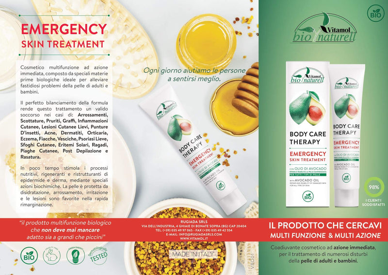 [Australia] - BODY CARE THERAPY EMERGENCY SKIN TREATMENT Cosmetic adjuvant for the treatment of skin disorders in adults and children 