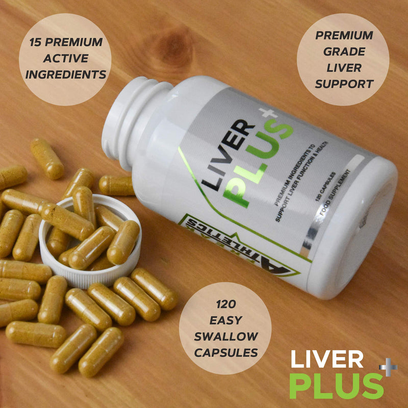 [Australia] - Liver Plus+ Liver Support Supplement - Liver Complex Including 15x Natural Active Ingredients - Premium Liver Support UK Made 