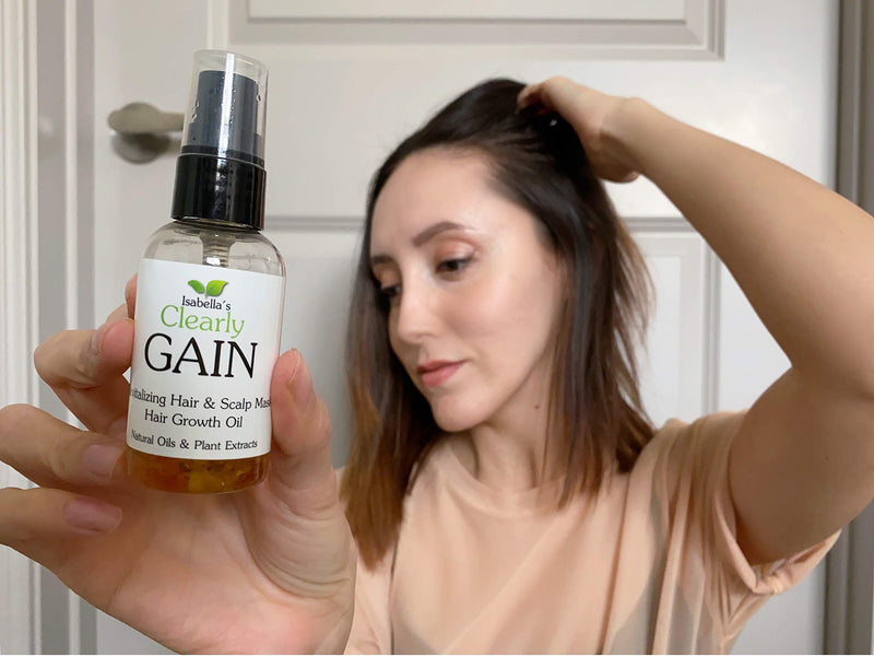 [Australia] - Clearly GAIN, Hair Growth and Thickening Scalp Treatment for Men and Women | 100% Natural Serum with Castor, Jojoba, Clary Sage, Nettle Extract Oils | For Hair Loss, Alopecia, Thinning Hair 60 ml (Pack of 1) 