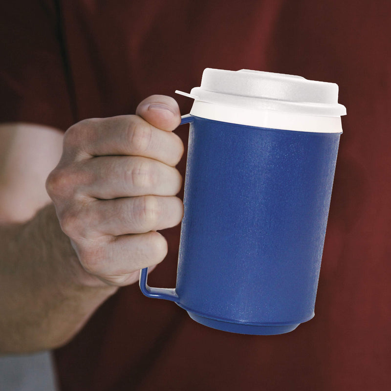 [Australia] - Rehabilitation Advantage Weighted Insulated Mug with Tumbler Lid (12oz), Blue 