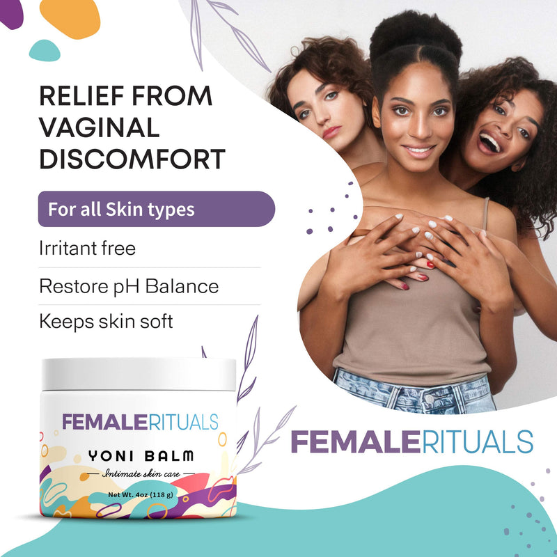 [Australia] - Female Rituals Yoni Balm Vaginal Moisturizer Vulva Balm Cream (4oz) 